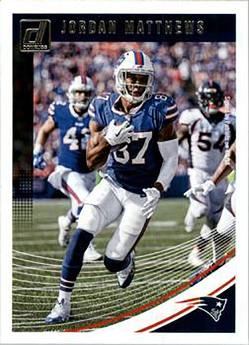 Jordan Matthews 2018 Donruss Football 48 Card Lot New England Patriots #35