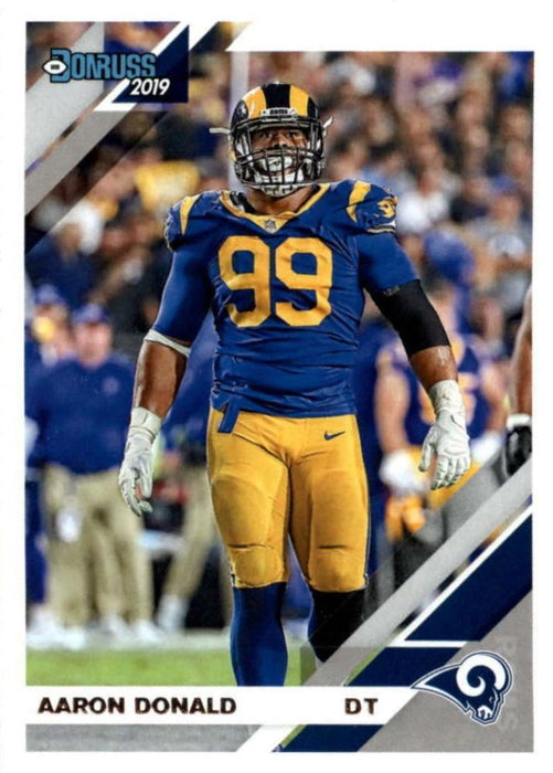 Aaron Donald 2019 Donruss Football 48 Card Lot Los Angeles Rams #140