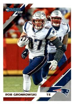 Rob Gronkowski 2019 Donruss Football 48 Card Lot New England Patriots #164