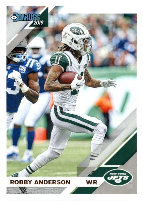 Robby Anderson 2019 Donruss Football 48 Card Lot New York Jets #187