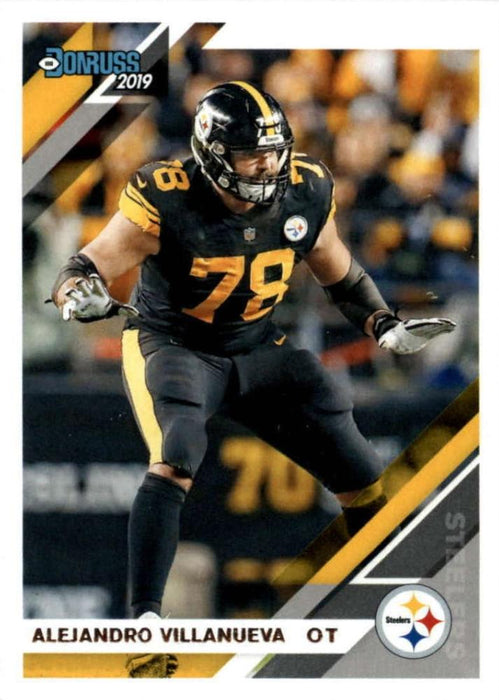 Alejandro Villanueva 2019 Donruss Football 48 Card Lot Steelers #217