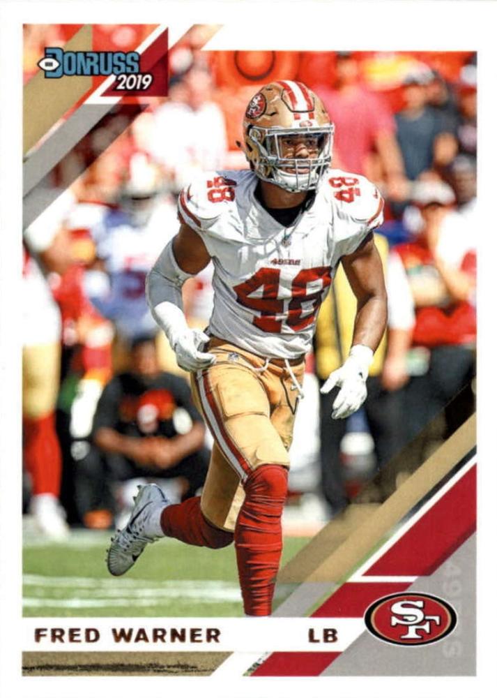 Fred Warner 2019 Donruss Football 48 Card Lot San Francisco 49ers #223