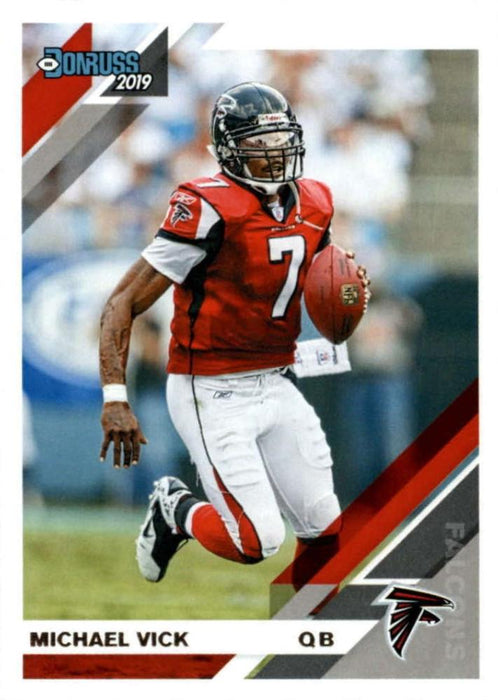 Michael Vick 2019 Donruss Football 48 Card Lot Atlanta Falcons #24