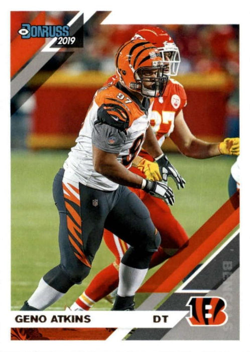 Geno Atkins 2019 Donruss Football 48 Card Lot Cincinnati Bengals #61