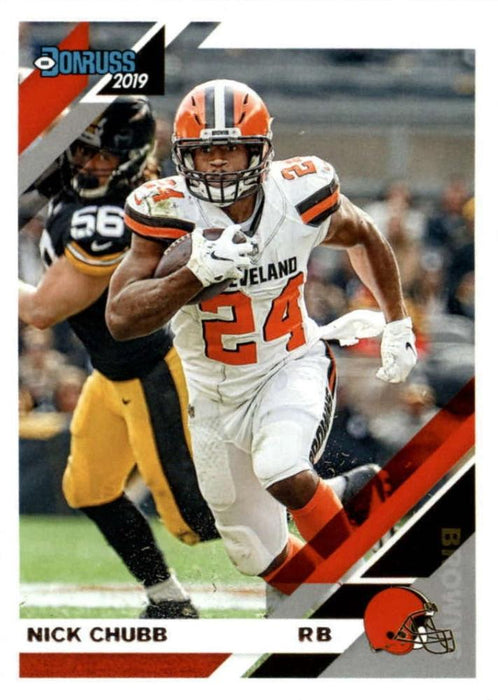 Nick Chubb 2019 Donruss Football 48 Card Lot Cleveland Browns #66