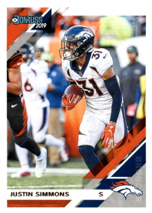 Justin Simmons 2019 Donruss Football 48 Card Lot Denver Broncos #88