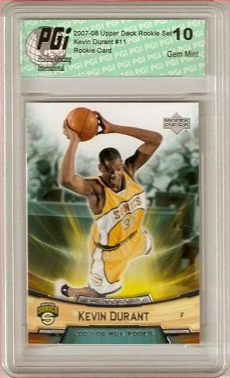 @  @  Kevin Durant 2007 Upper Deck Rookie Class Graded Rookie Card