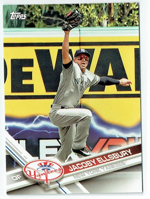 Jacoby Ellsbury 2017 Topps Baseball 25 Card Lot New York Yankees #NYY-2