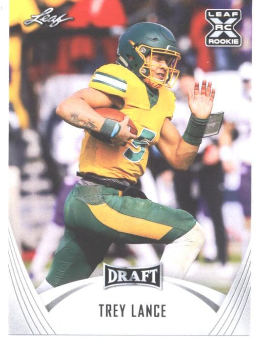 25) Rookie Card Investor lot Trey Lance 2021 Leaf Football #4