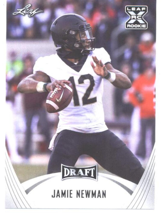 25) Rookie Card Investor lot Jamie Newman 2021 Leaf Football #11