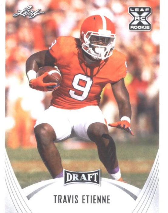 25) Rookie Card Investor lot Travis Etienne 2021 Leaf Football #14