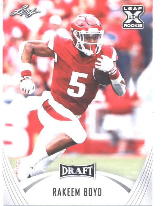 Mint+ Rookie Card Rakeem Boyd 2021 Leaf Football #22