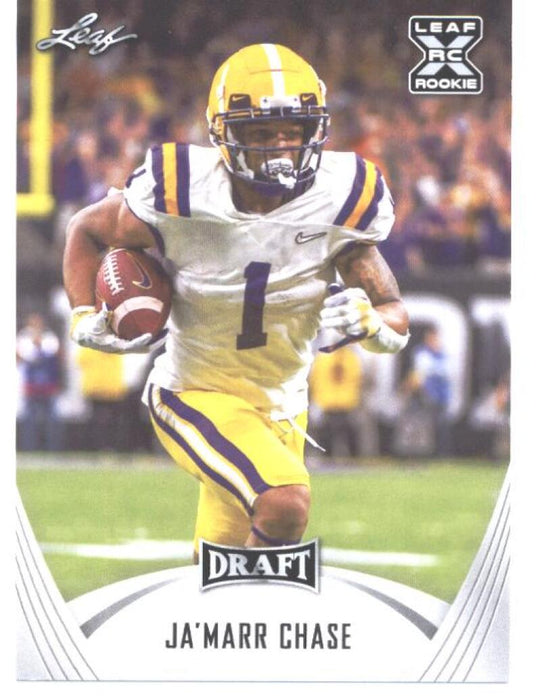 25) Rookie Card Investor lot Ja'Marr Chase 2021 Leaf Football #31