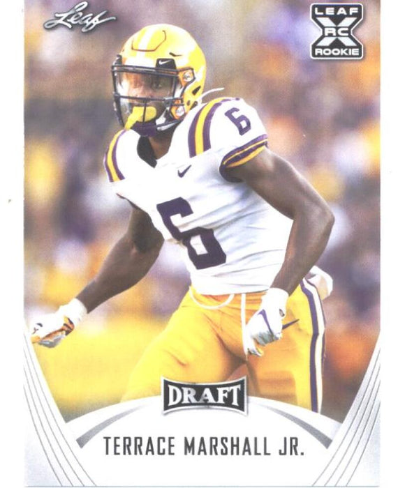 25) Rookie Card Investor lot Terrace Marshall Jr. 2021 Leaf Football #34