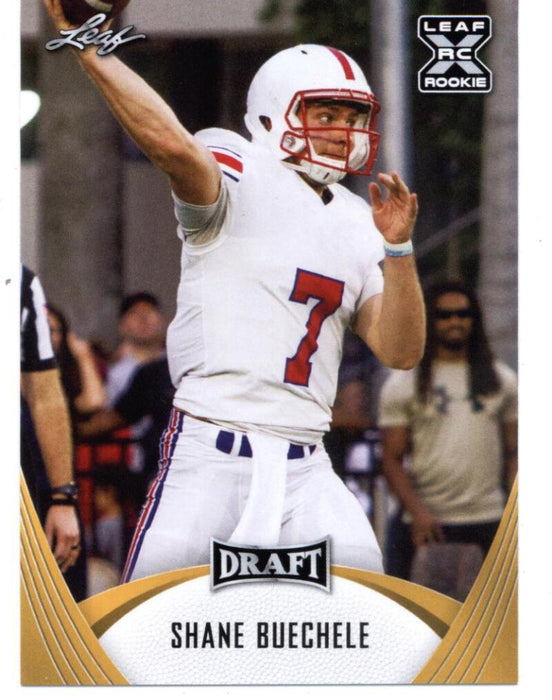 25) GOLD Rookie Card Investor lot Shane Buechele 2021 Leaf Football #10