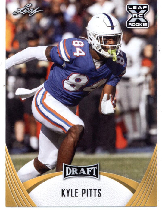 25) GOLD Rookie Card Investor lot Kyle Pitts 2021 Leaf Football #24