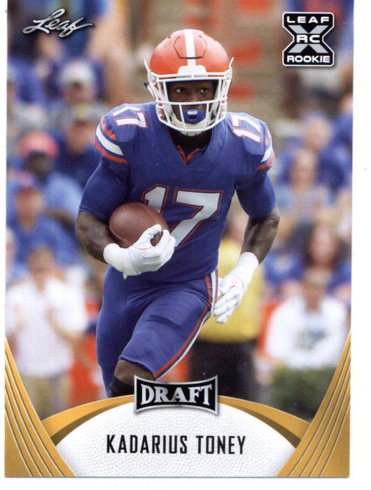 25) GOLD Rookie Card Investor lot Kadarius Toney 2021 Leaf Football #36