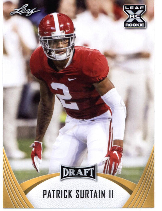 25) GOLD Rookie Card Investor lot Patrick Surtain II 2021 Leaf Football #38