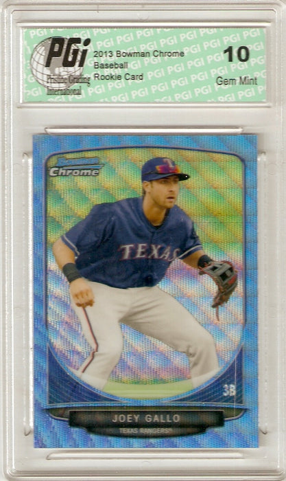 2013 Bowman Chrome Rookie Card Blue Wave Refractor #TP-5 Joey Gallo