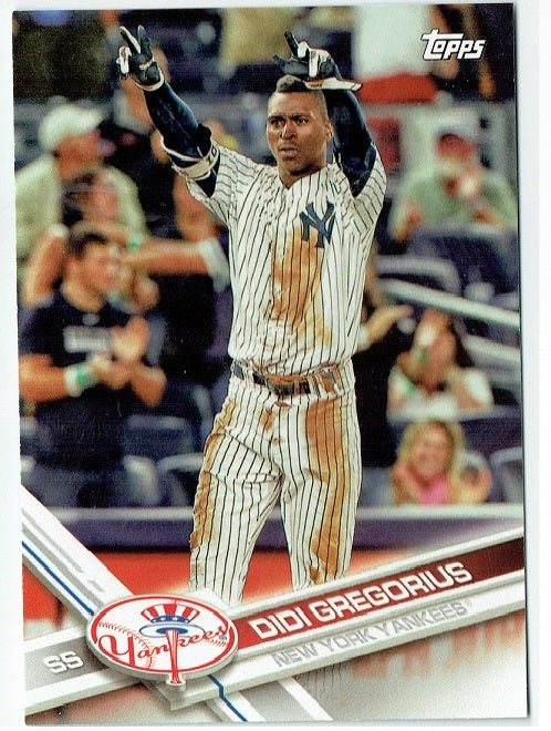 Didi Gregorius 2017 Topps Baseball 25 Card Lot New York Yankees #NYY-8