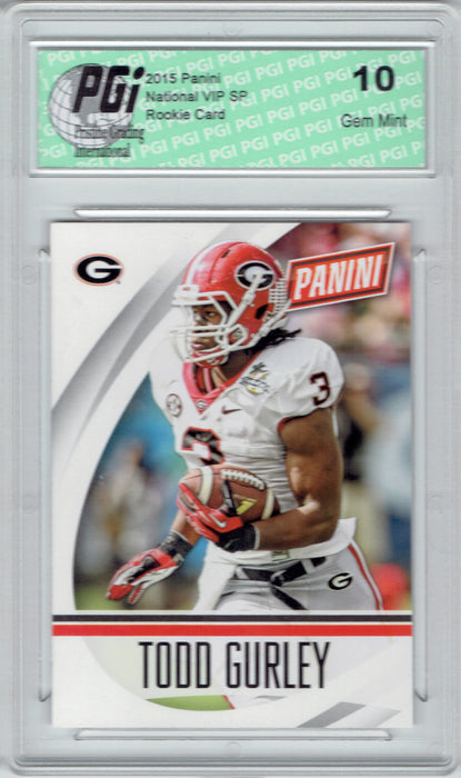 Todd Gurley 2015 Panini National Exclusive Rookie Card #60 PGI 10