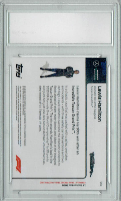 Lewis Hamilton 2020 1st Topps Now Card #003 Formula 1 F1 Only 1915 Made PGI 10