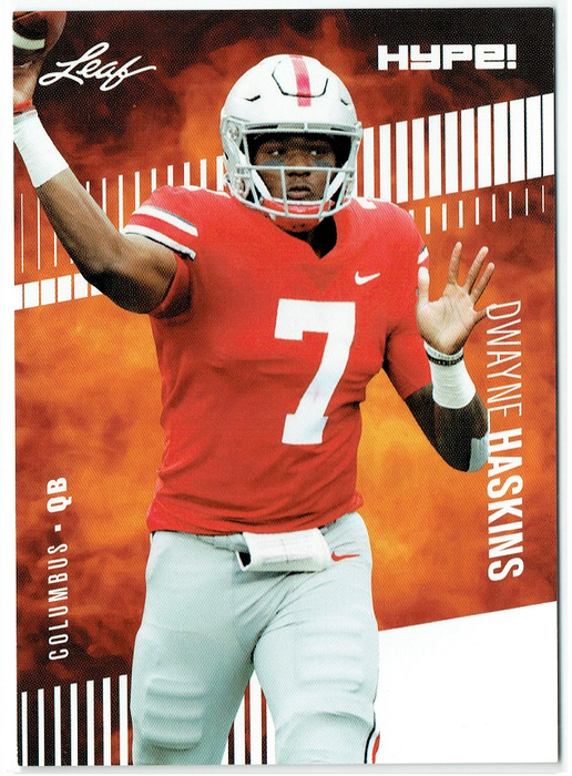 Dwayne Haskins 2019 Leaf HYPE! #20A Football 25 Rookie Card Lot Redskins