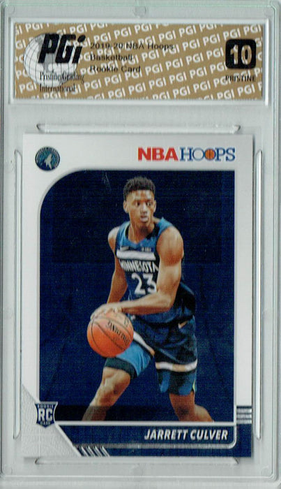 Jarrett Culver 2019 NBA Hoops #203 PRISTINE Rookie Card PGI 10