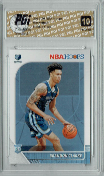 Brandon Clarke 2019 NBA Hoops #217 PRISTINE Rookie Card PGI 10