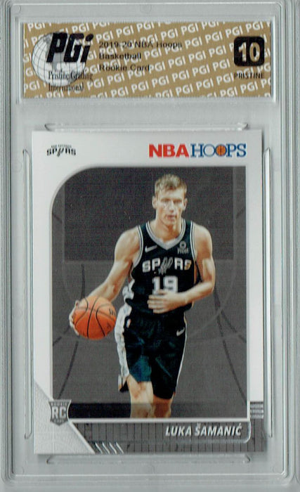 Luka Samanic 2019 NBA Hoops #216 PRISTINE Rookie Card PGI 10