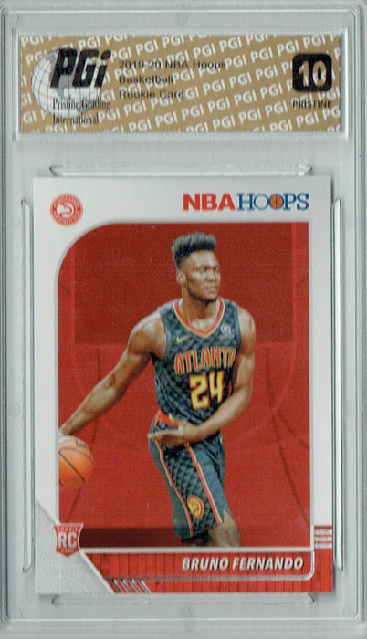 Bruno Fernando 2019 NBA Hoops #228 PRISTINE Rookie Card PGI 10