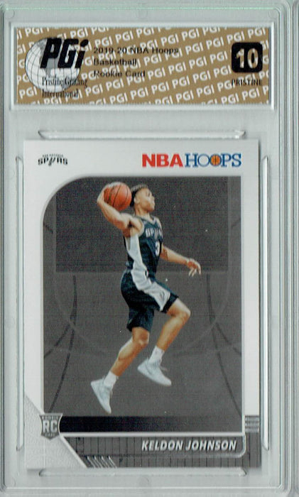 Keldon Johnson 2019 NBA Hoops #224 PRISTINE Rookie Card PGI 10