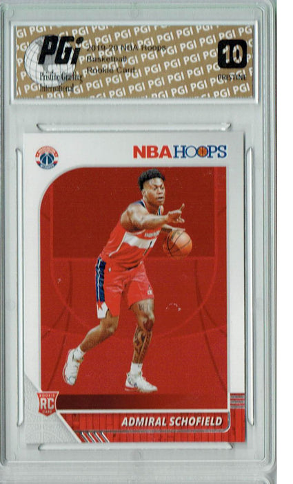 Admiral Schofield 2019 NBA Hoops #231 PRISTINE Rookie Card PGI 10