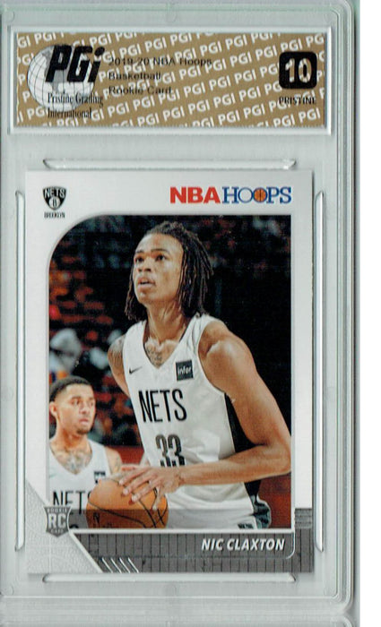 Nicolas Claxton 2019 NBA Hoops #241 PRISTINE Rookie Card PGI 10