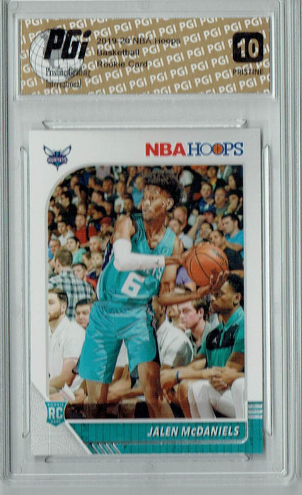 Jalen McDaniels 2019 NBA Hoops #246 PRISTINE Rookie Card PGI 10