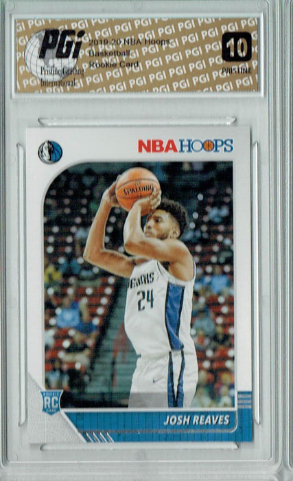 Josh Reaves 2019 NBA Hoops #253 PRISTINE Rookie Card PGI 10