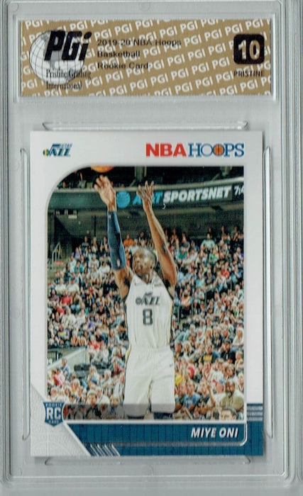 Miye Oni 2019 NBA Hoops #257 PRISTINE Rookie Card PGI 10