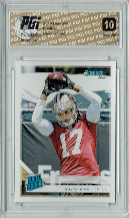 Jalen Hurd 2019 Donruss #341 PRISTINE Rookie Card PGI 10