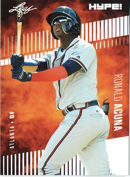 Ronald Acuna Jr 2018 Leaf HYPE! Baseball Rookie 25 Card Lot Atlanta Braves #1A
