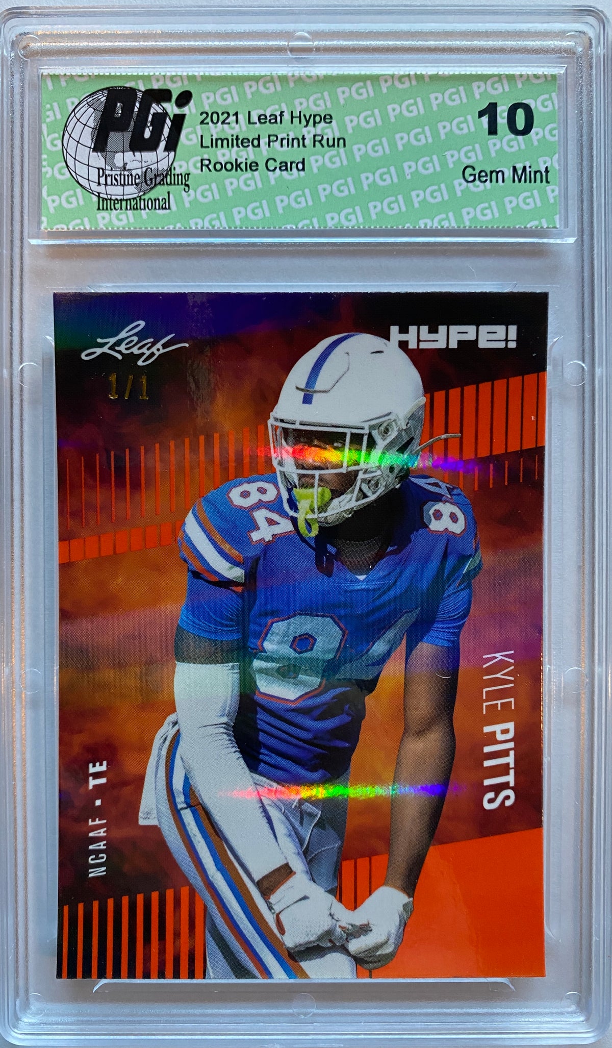 : PSA 10 JOSH ALLEN ROOKIE LEAF HYPE GRADED PSA GEM MINT