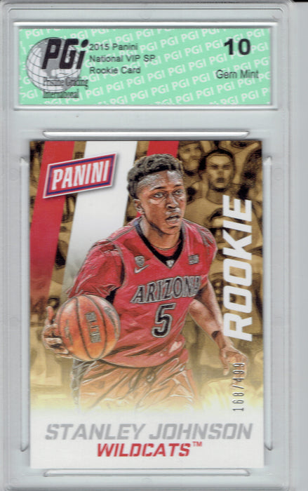 Stanley Johnson 2015 Panini National Only 499 Made Rookie Card #37 PGI 10