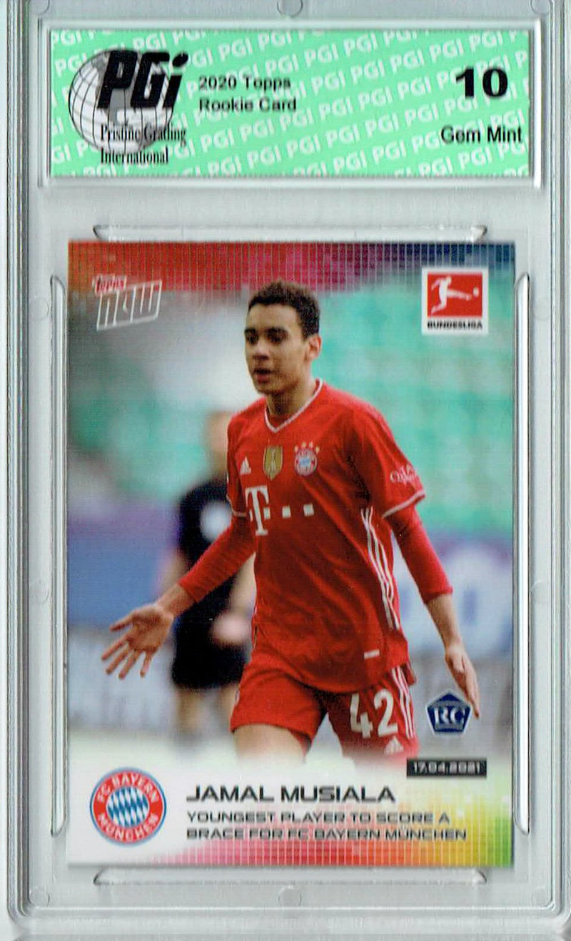 Jamal Musiala 2020 Topps Now #171 Print Run 11,091 Rookie Card PGI 10