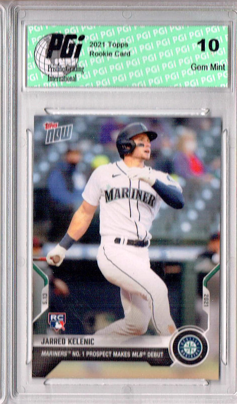 Jarred Kelenic 2021 Topps Now #208 Print Run 13,912 Rookie Card PGI 10