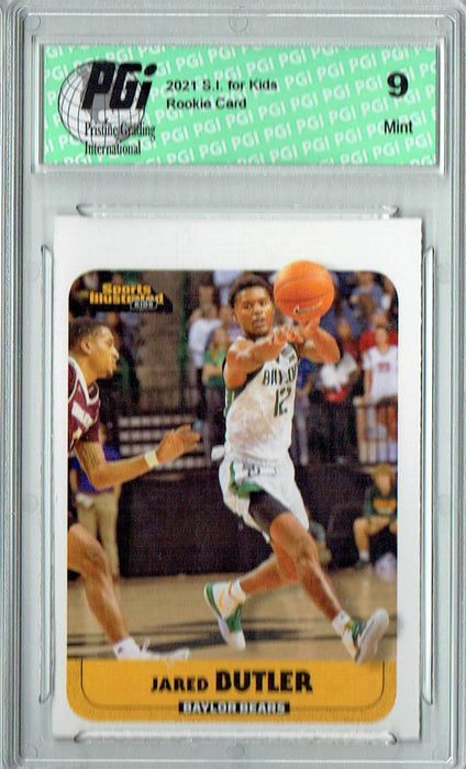 Jared Butler 2021 S.I. for Kids #945 Rookie Card PGI 9 Mint Baylor NBA