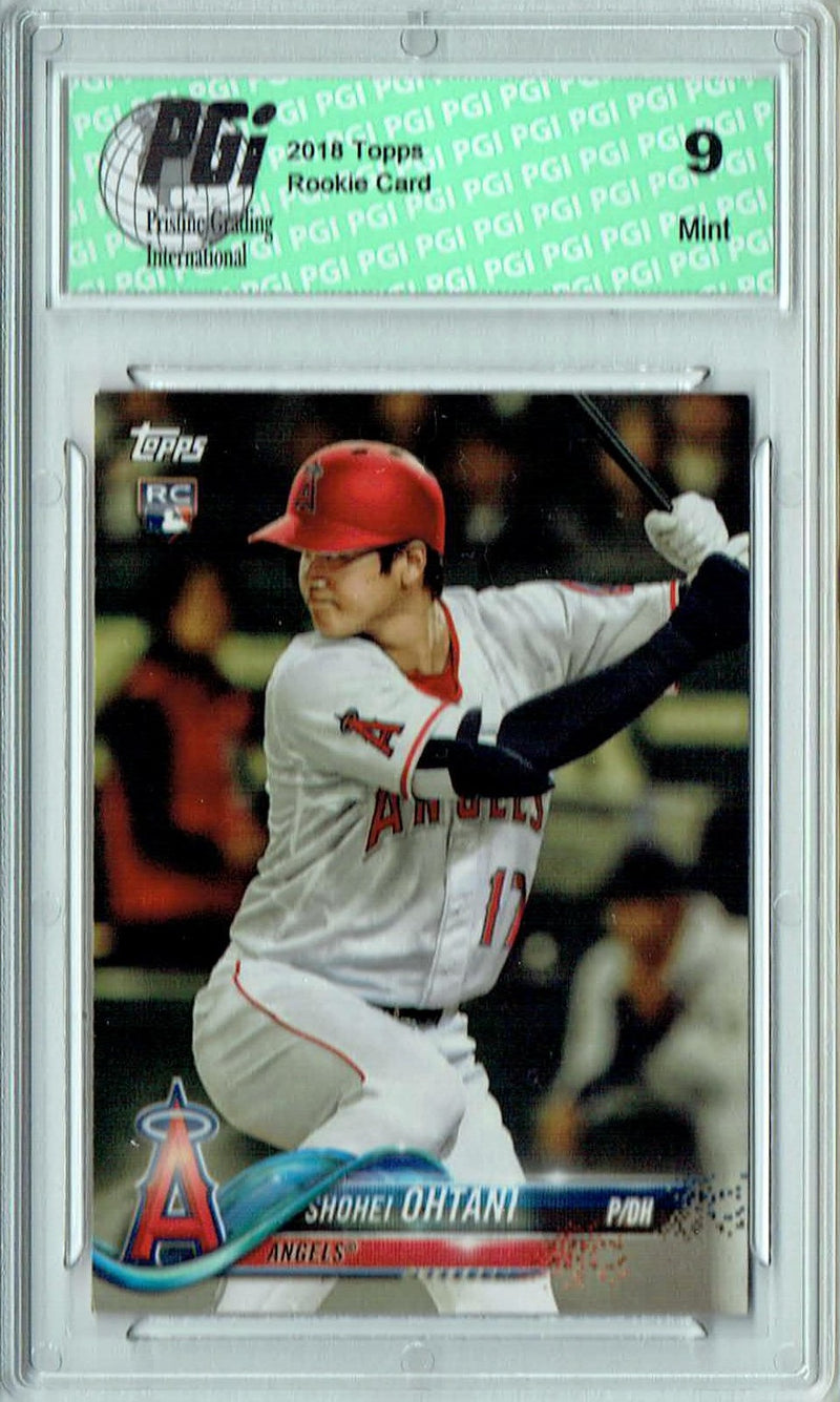 PGI 9 Shohei Ohtani  2018 Topps #A-17 Angels SP Limited Print Run Rookie Card