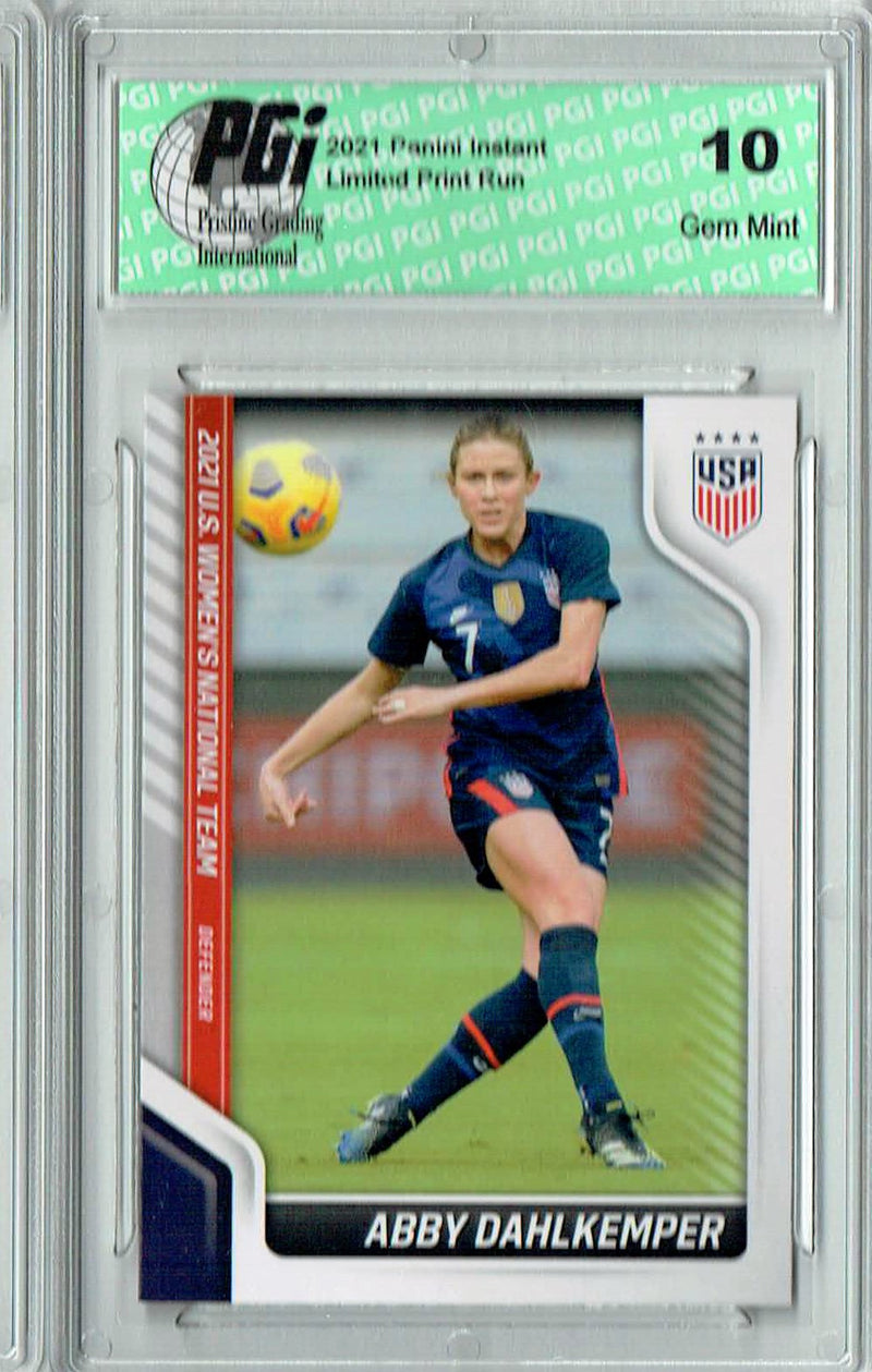 Abby Dalhkemper 2021 Panini America #16 USWNT Short Print SP Trading Card PGI 10
