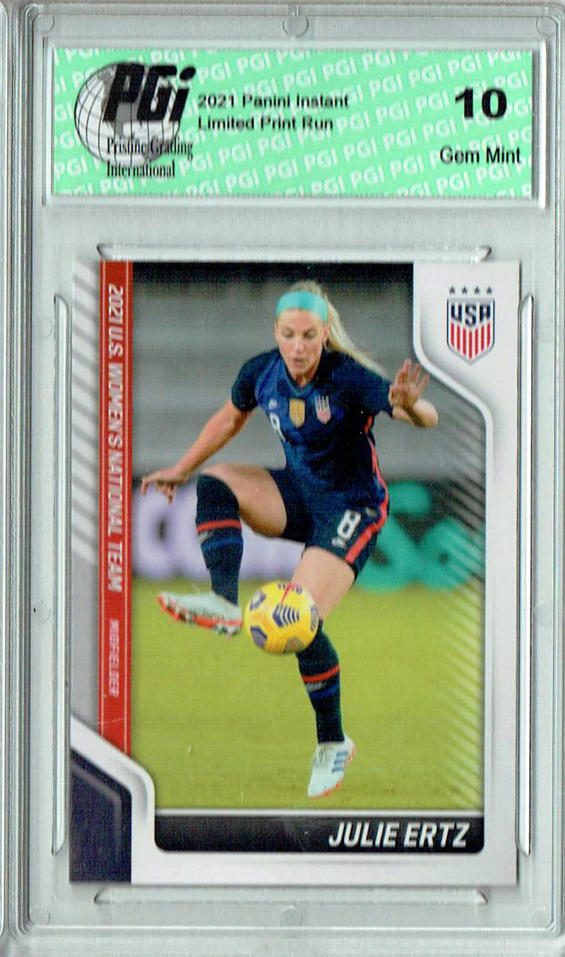Julie Ertz 2021 Panini America #19 USWNT Short Print (SP) Trading Card PGI 10