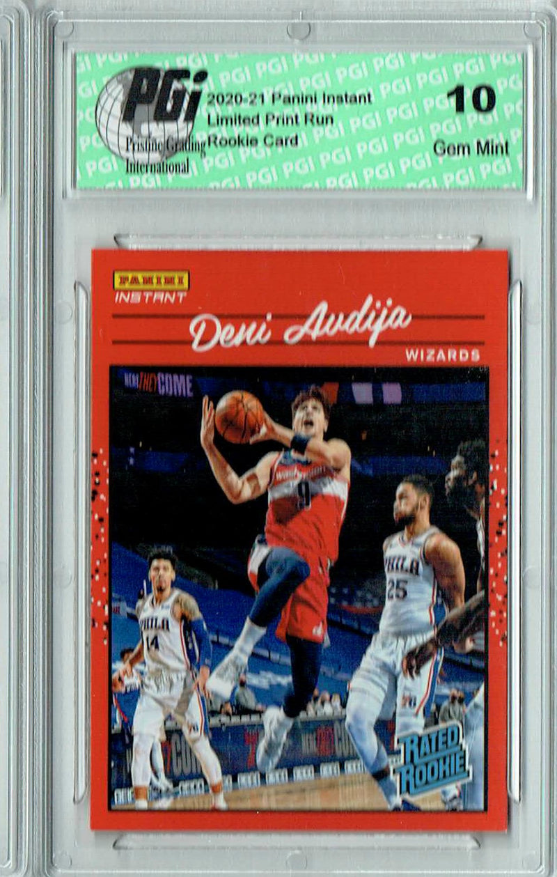 Deni Avidja 2020 Panini Instant #RR9 Retro Rated 1/3558 Rookie Card PGI 10