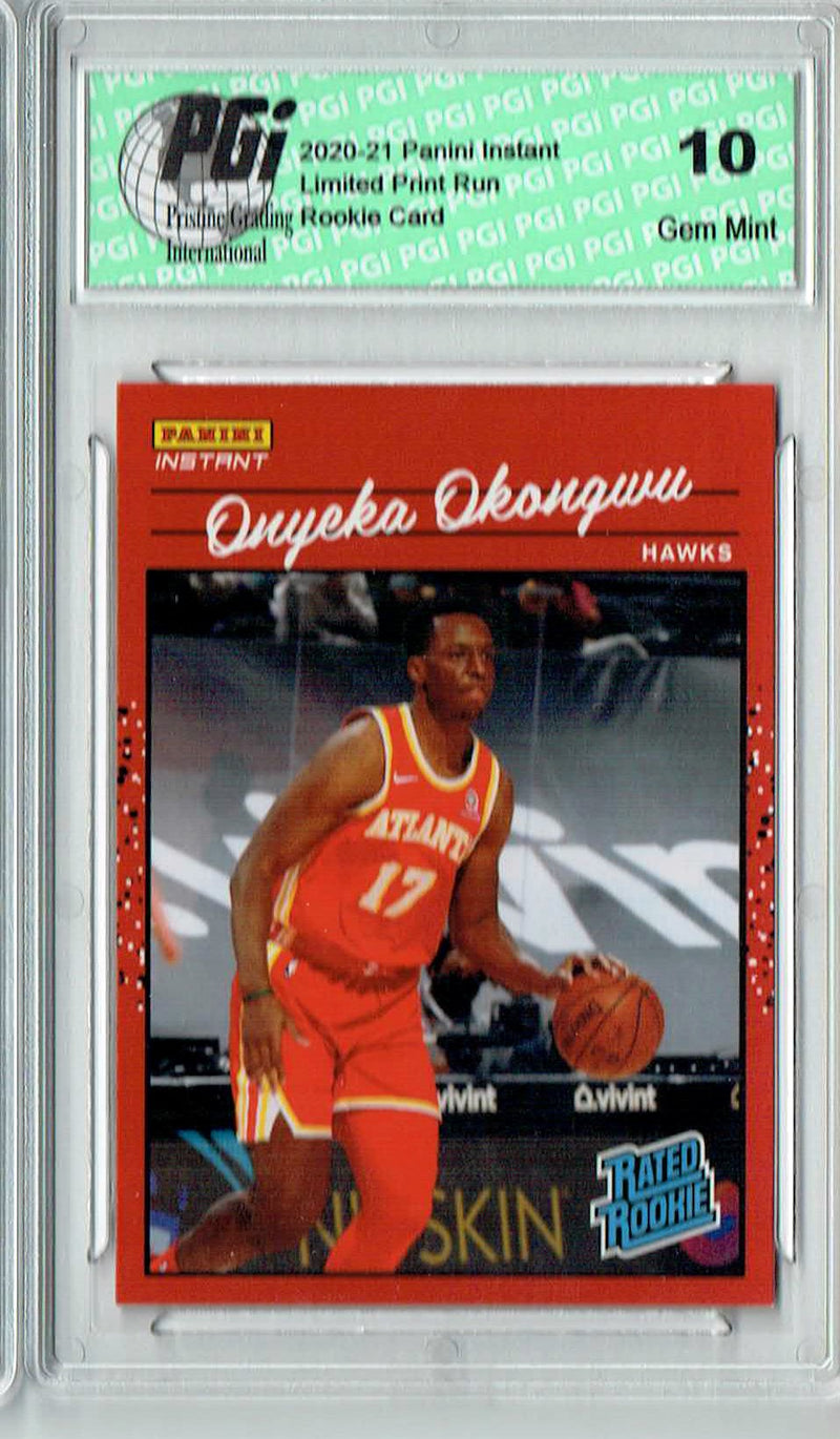Onyeka Okongwu 2020 Panini Instant #RR6 Retro Rated 1/3558 Rookie Card PGI 10