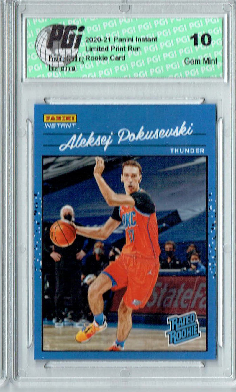 Aleksej Pokusevski 2020 Panini Instant #RR17 Retro 1/3558 Rookie Card PGI 10